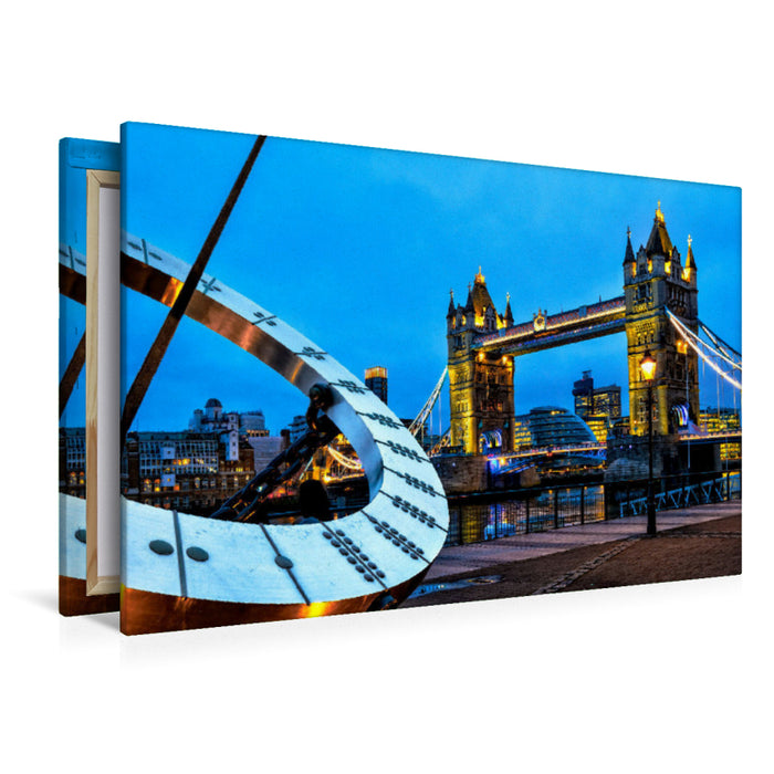 Premium Textil-Leinwand Tower Bridge