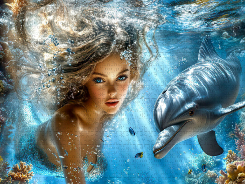 Meerjungfrauen - CALVENDO Foto-Puzzle'