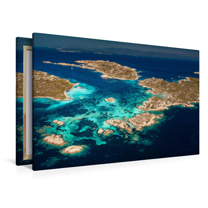 Premium Textil-Leinwand Isola Maddalena