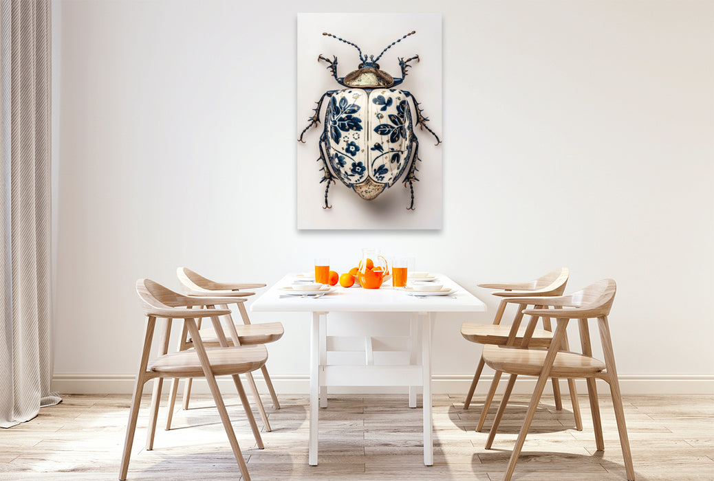 Premium Textil-Leinwand Wobbelkriechling