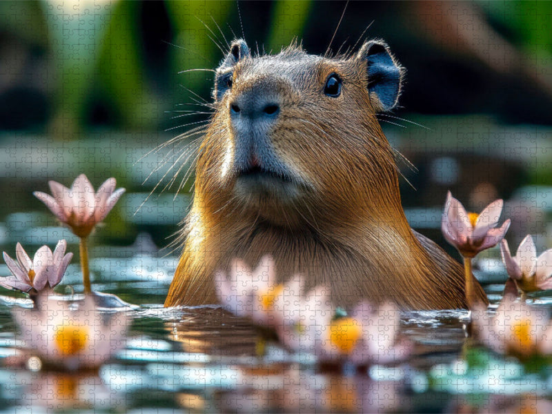 Capybara - CALVENDO Foto-Puzzle'