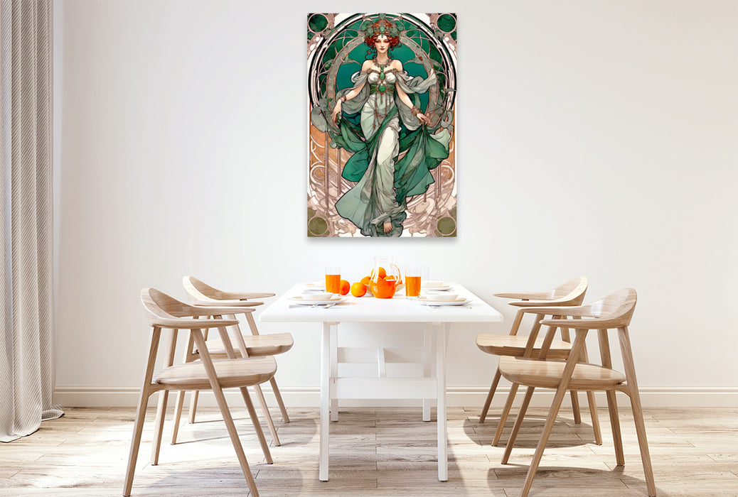 Premium Textil-Leinwand Faszinierende Emerald