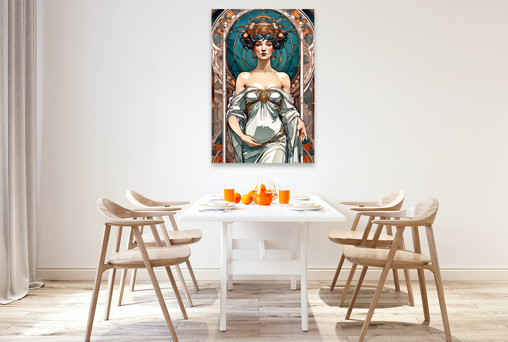 Premium Textil-Leinwand Atemberaubende Astra