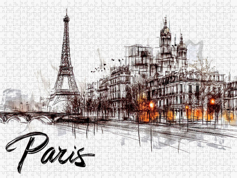 Paris - CALVENDO Foto-Puzzle'