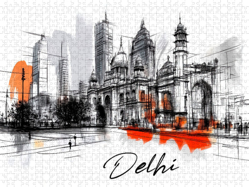 Delhi - CALVENDO Foto-Puzzle'