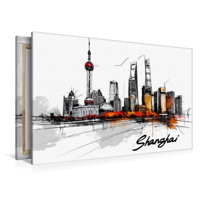 Premium Textil-Leinwand Shanghai
