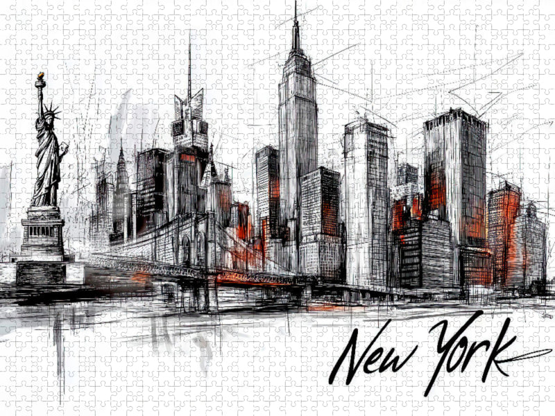 New York - CALVENDO Foto-Puzzle'