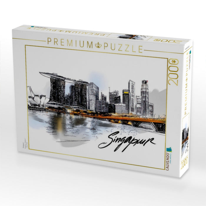 Singapur - CALVENDO Foto-Puzzle'