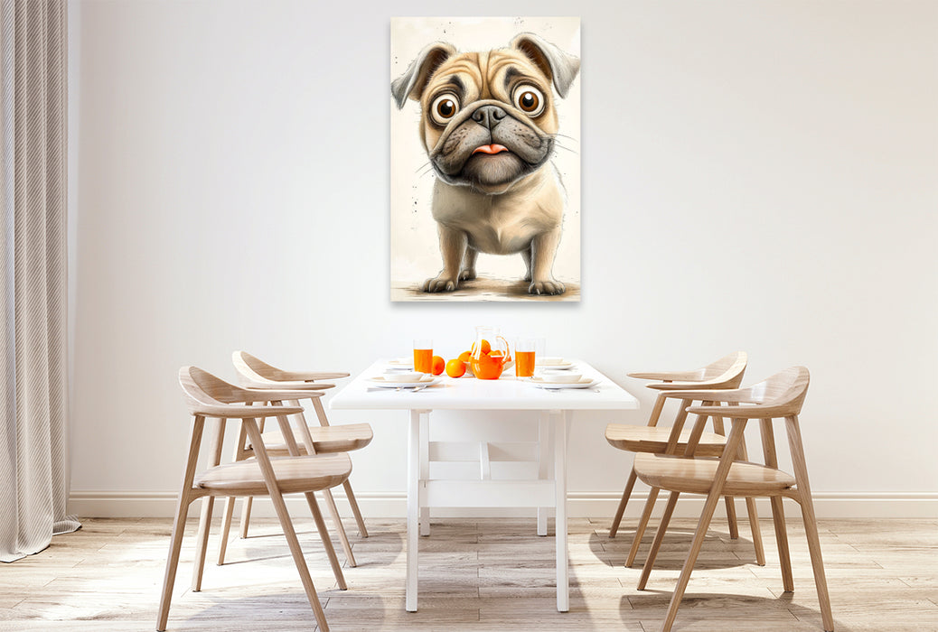 Premium Textil-Leinwand Das wollte ich immer schon mal machen