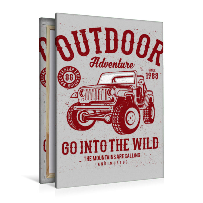 Premium Textil-Leinwand Outdoor Adventure