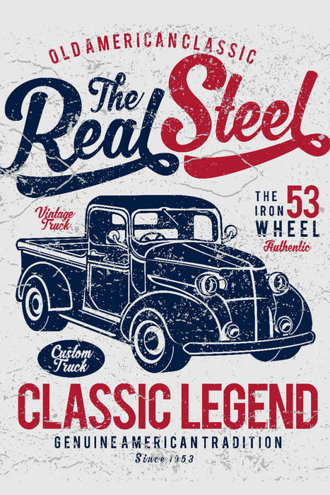 Premium Textil-Leinwand The Real Steel