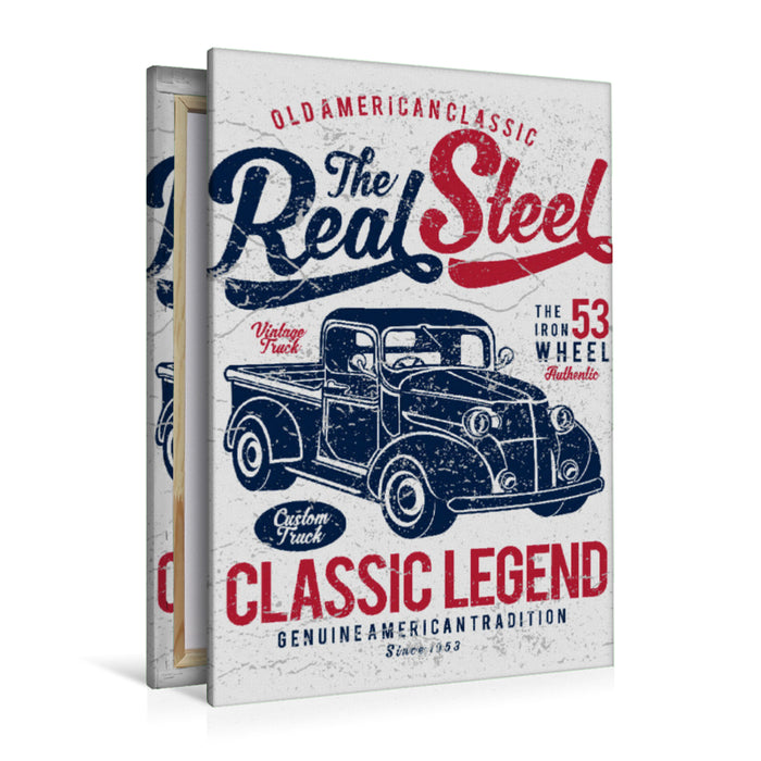 Premium Textil-Leinwand The Real Steel