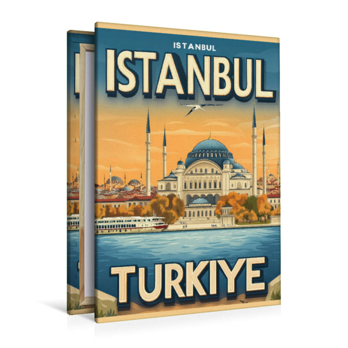 Premium Textil-Leinwand Istanbul