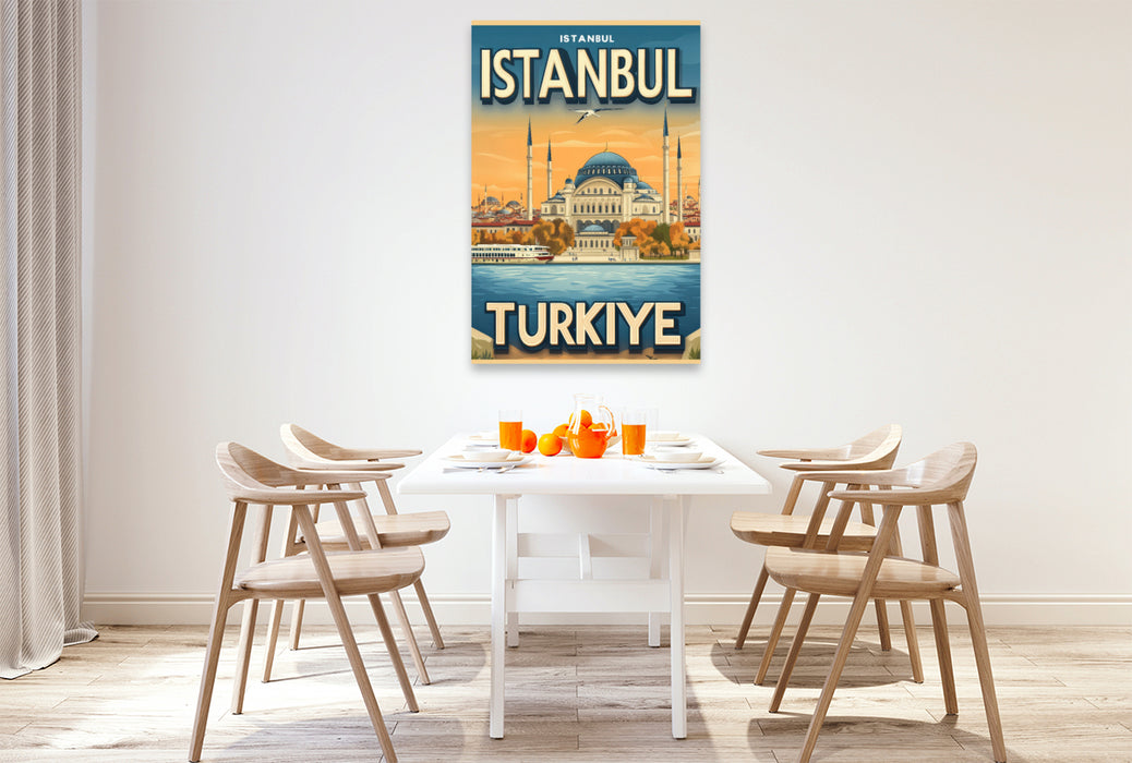 Premium Textil-Leinwand Istanbul