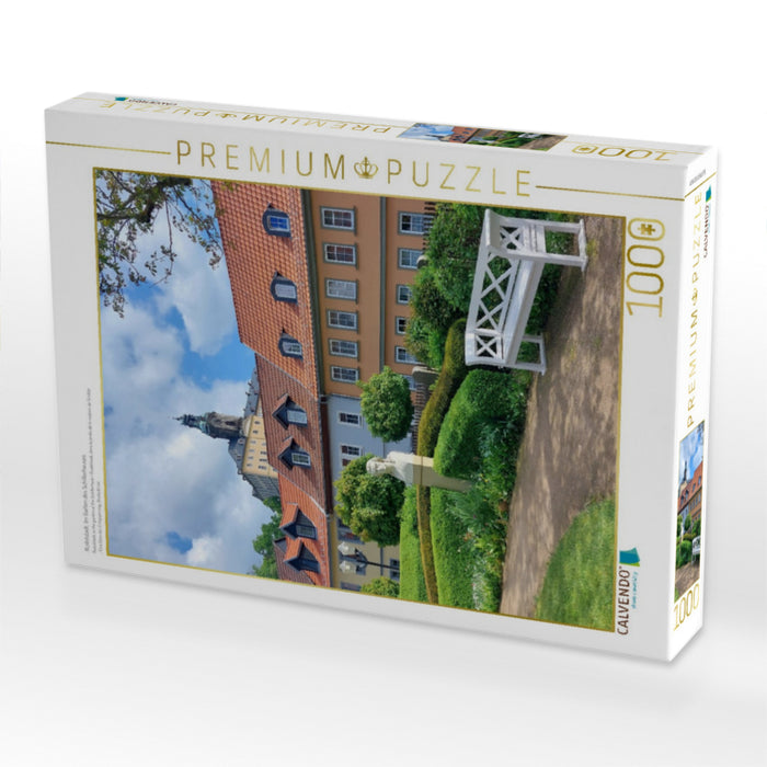 Rudolstadt, Im Garten des Schillerhauses - CALVENDO Foto-Puzzle'