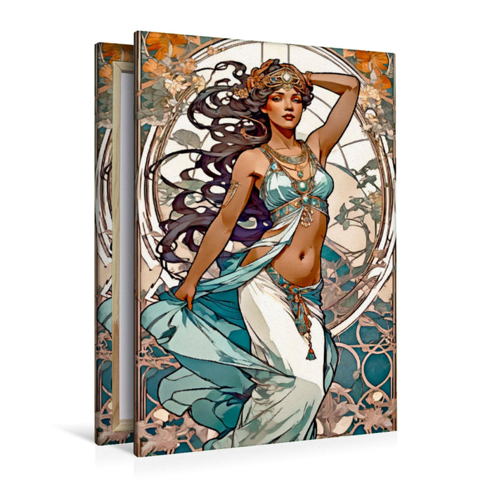 Premium Textil-Leinwand Grazile Naomi