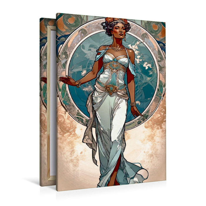 Premium Textil-Leinwand Liebliche Inaya