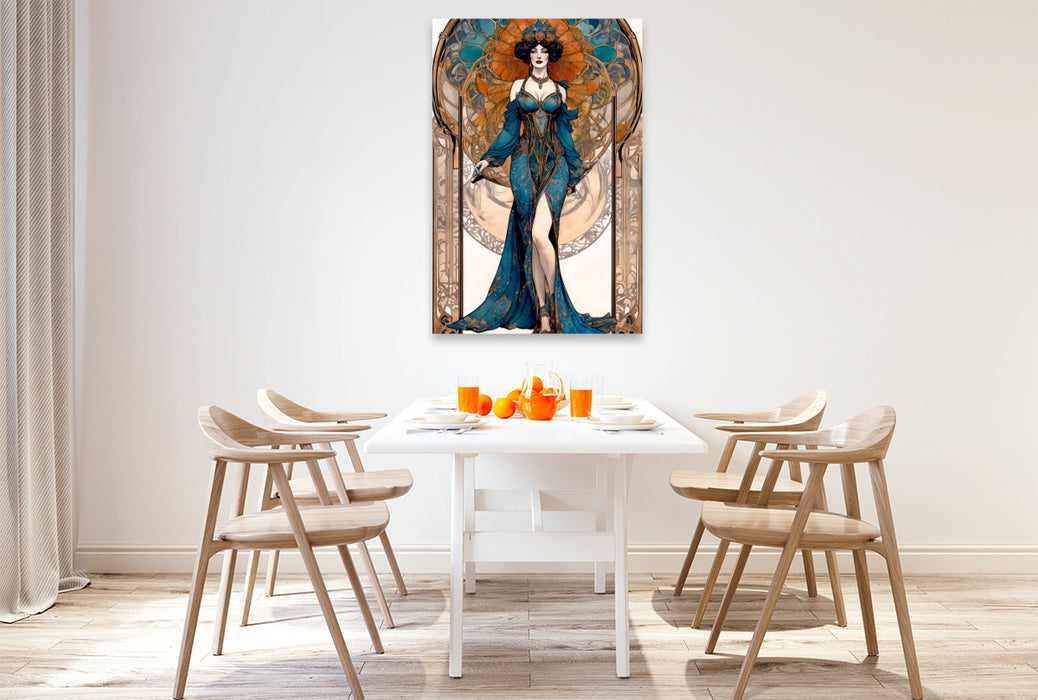 Premium Textil-Leinwand Hinreißende Bella