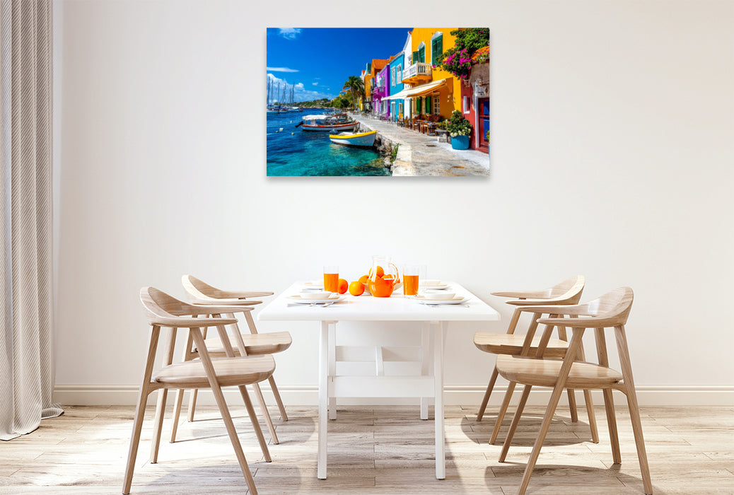 Premium Textil-Leinwand Curacao