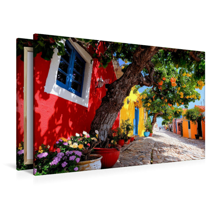 Premium Textil-Leinwand Curacao