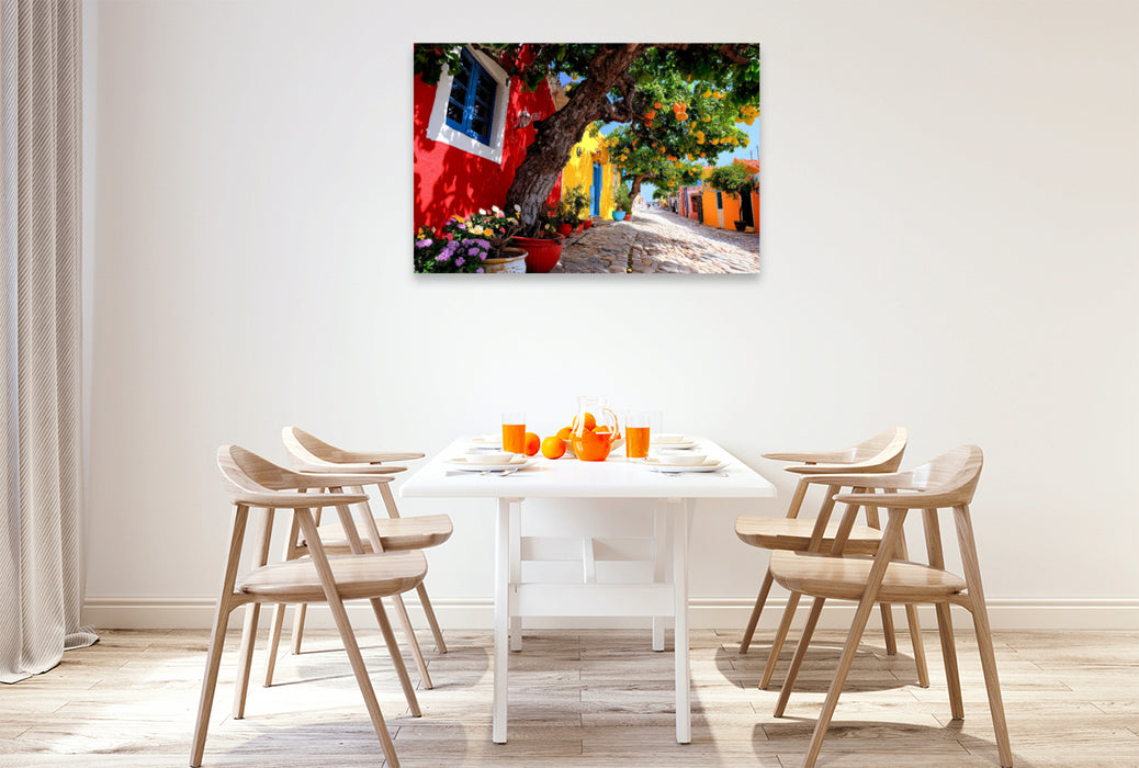 Premium Textil-Leinwand Curacao