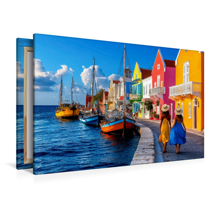 Premium Textil-Leinwand Curacao