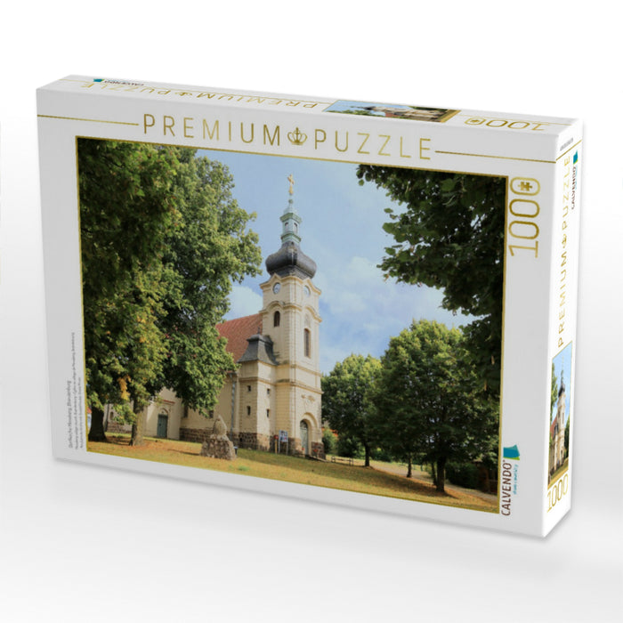 Dorfkirche Meseberg, Brandenburg - CALVENDO Foto-Puzzle'