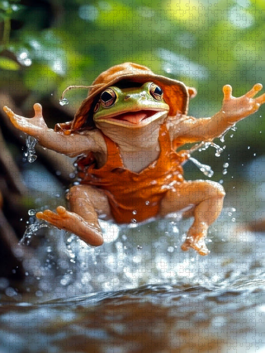 Frösche - CALVENDO Foto-Puzzle'