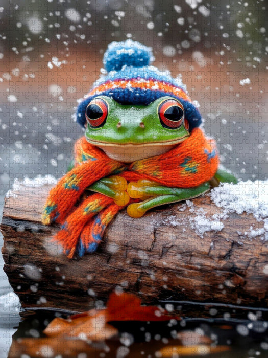 Frösche - CALVENDO Foto-Puzzle'