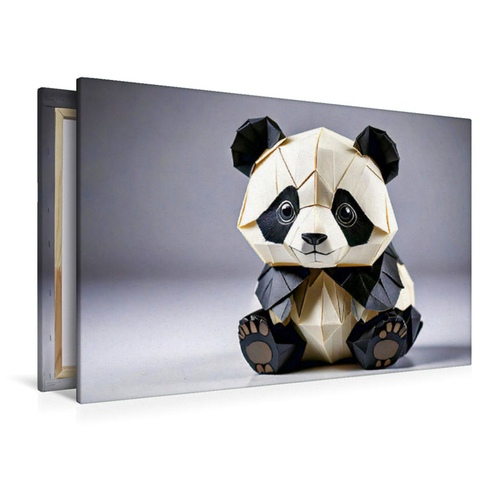 Premium Textil-Leinwand Der Panda