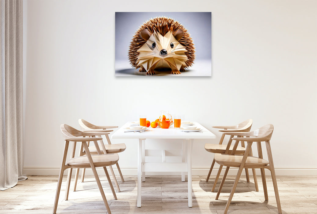 Premium Textil-Leinwand Der Igel