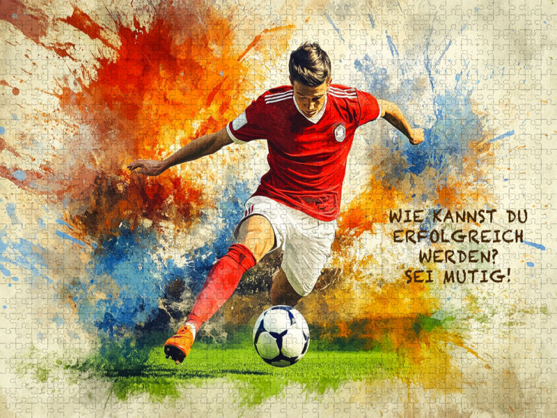 Ein Motiv aus dem Kalender Fußball und Motivation - CALVENDO Foto-Puzzle'