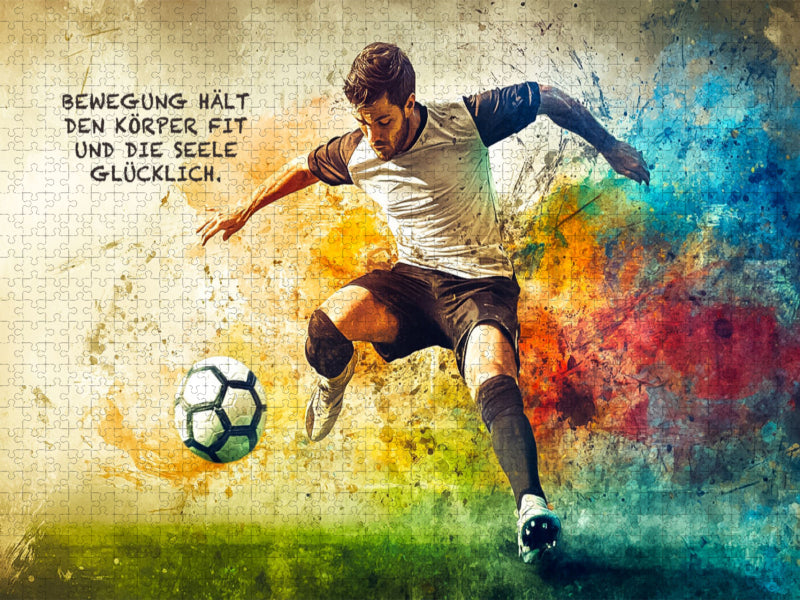 Ein Motiv aus dem Kalender Fußball und Motivation - CALVENDO Foto-Puzzle'