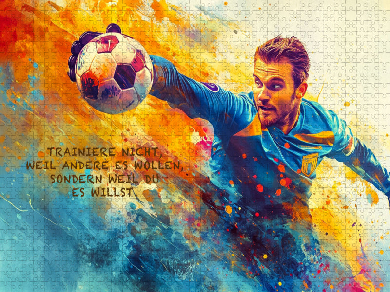 Ein Motiv aus dem Kalender Fußball und Motivation - CALVENDO Foto-Puzzle'