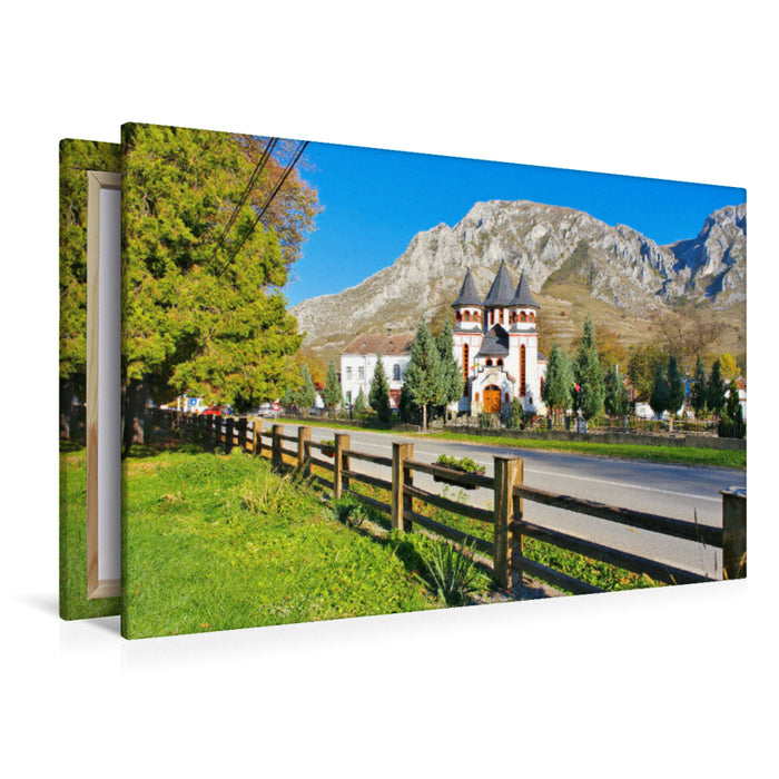 Premium Textil-Leinwand Orthodoxe Kirche Rimetea