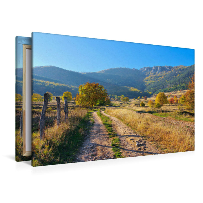 Premium Textil-Leinwand Landschaft im Trascau-Gebirge