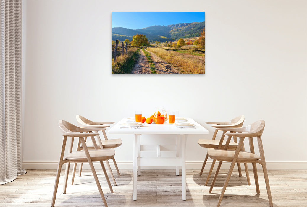 Premium Textil-Leinwand Landschaft im Trascau-Gebirge