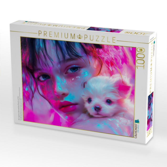 Die magische Liebe zwischen Mensch und Tier - CALVENDO Foto-Puzzle'