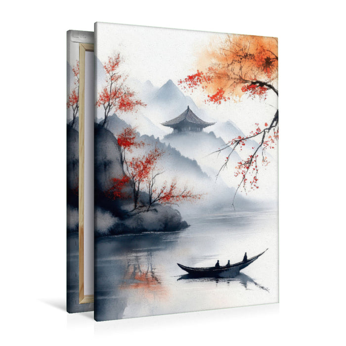 Premium Textil-Leinwand Japan