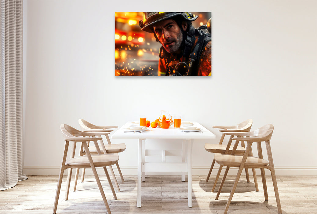 Premium Textil-Leinwand Mut, Einsatzbereitschaft und Erschöpfung