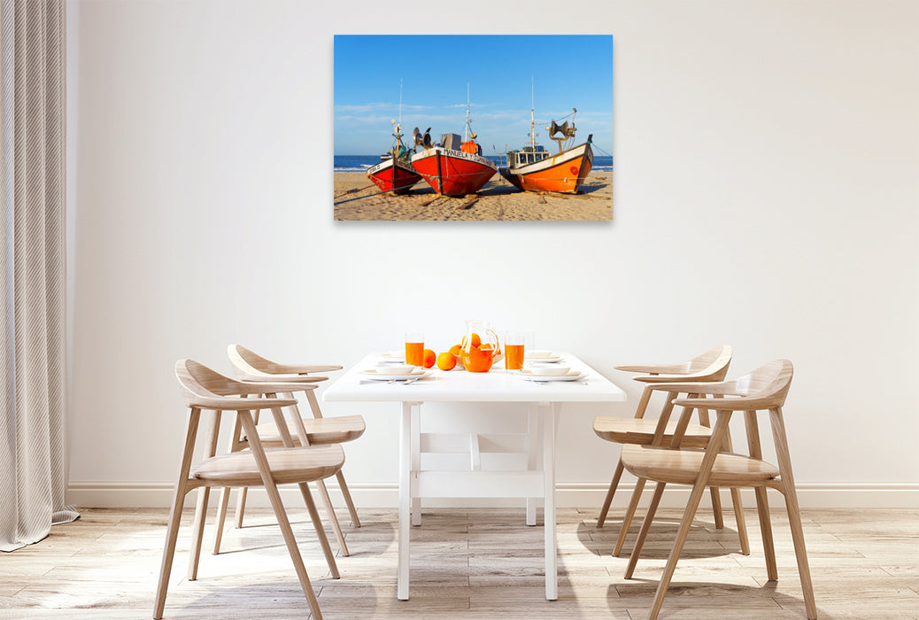 Premium Textil-Leinwand Punta del Diablo