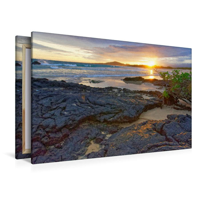 Premium Textil-Leinwand Puerto Villamil Galapagos