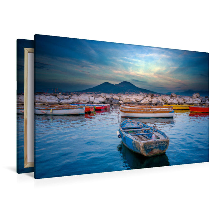 Premium Textil-Leinwand Blick zum Vesuv