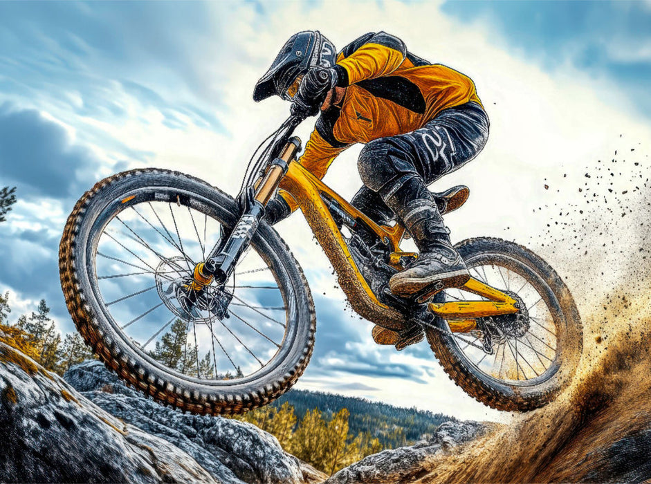 Mountainbike - CALVENDO Foto-Puzzle'