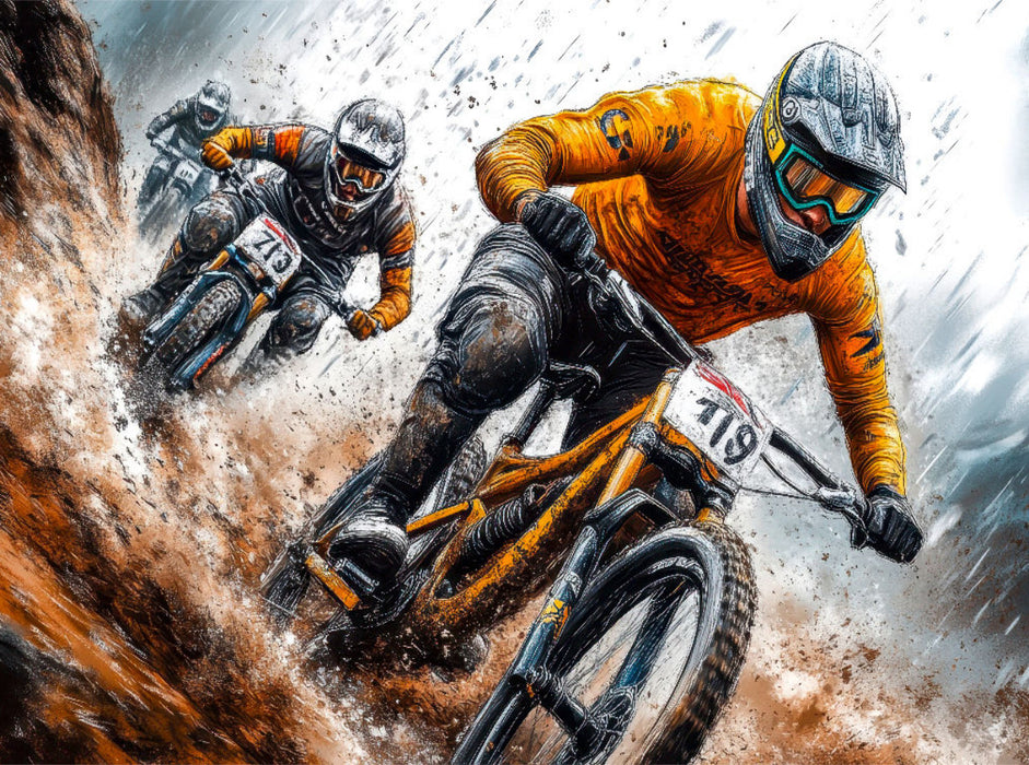 Mountainbike - CALVENDO Foto-Puzzle'