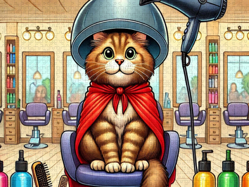 Katzen-Glamour - CALVENDO Foto-Puzzle'