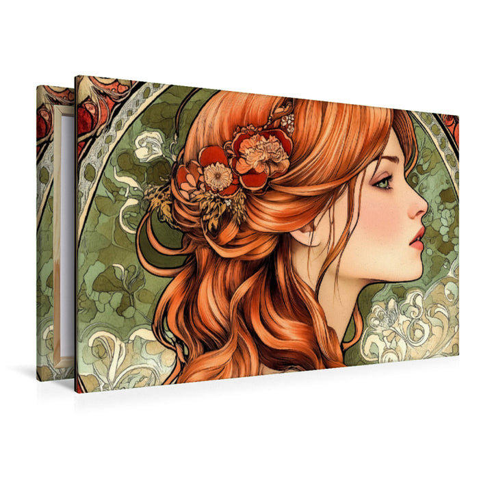 Premium Textil-Leinwand Ein Motiv aus dem Kalender Eleganz der Epoche