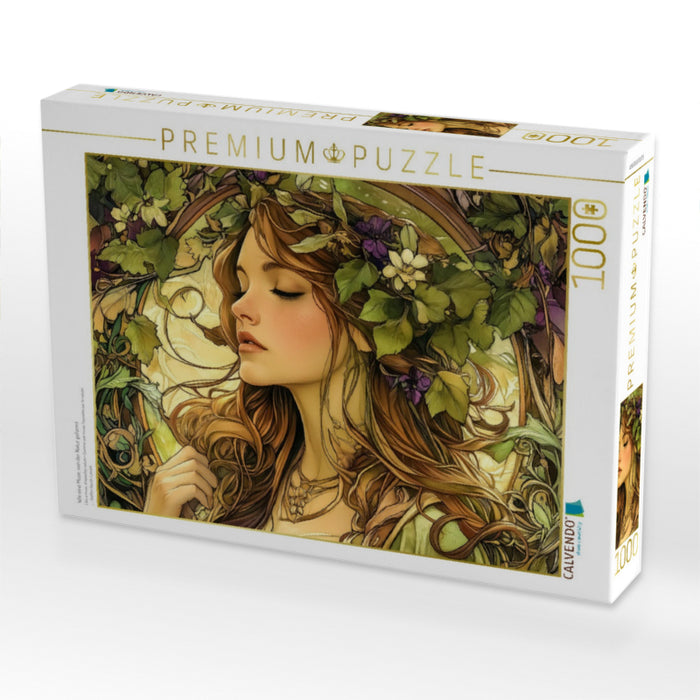 Wie eine Muse, von der Natur geformt - CALVENDO Foto-Puzzle'