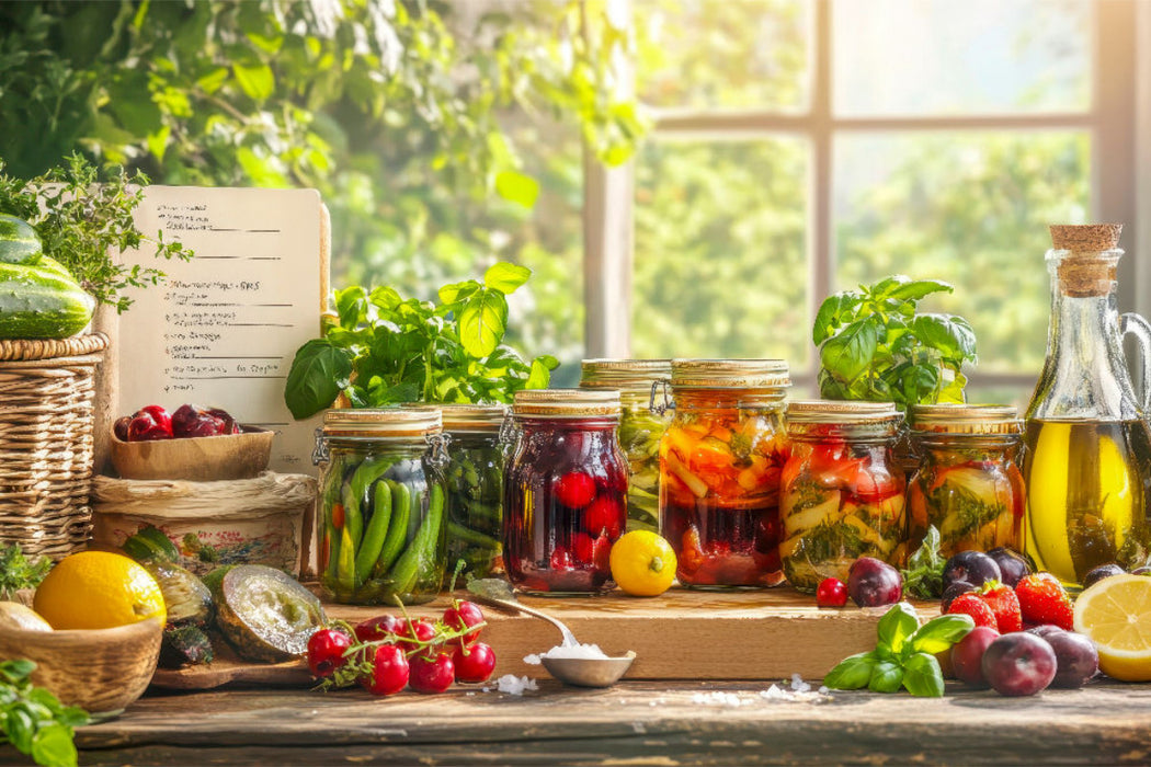 Premium Textil-Leinwand Mmmmhh - lecker eingekocht