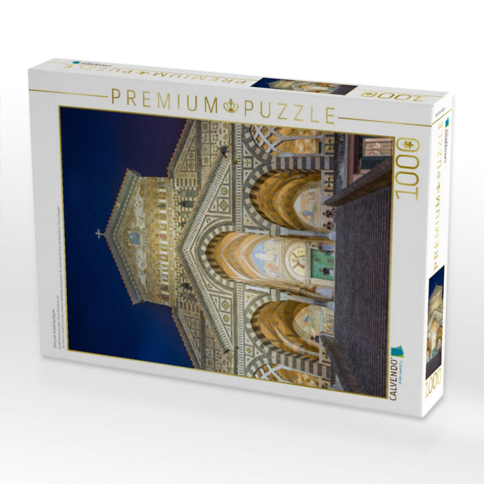 Dom von Amalfi bei Nacht - CALVENDO Foto-Puzzle'